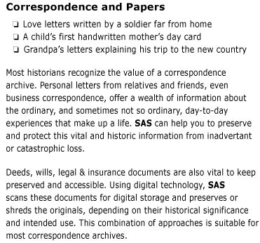 Correspondence & Papers